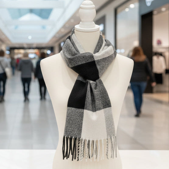 B & W scarf