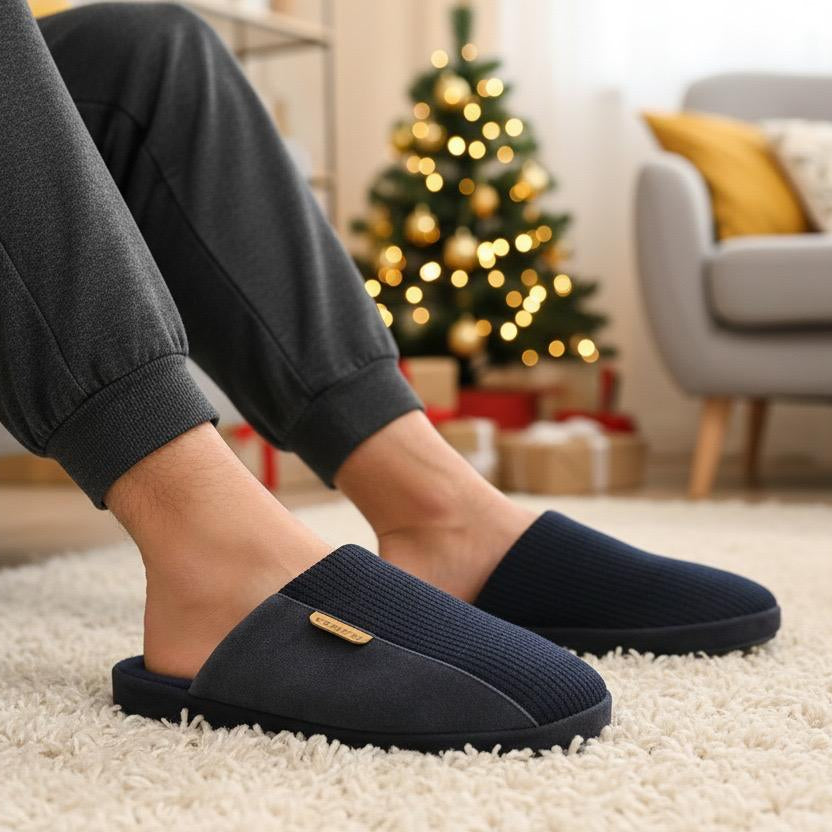 Blue Man Slippers