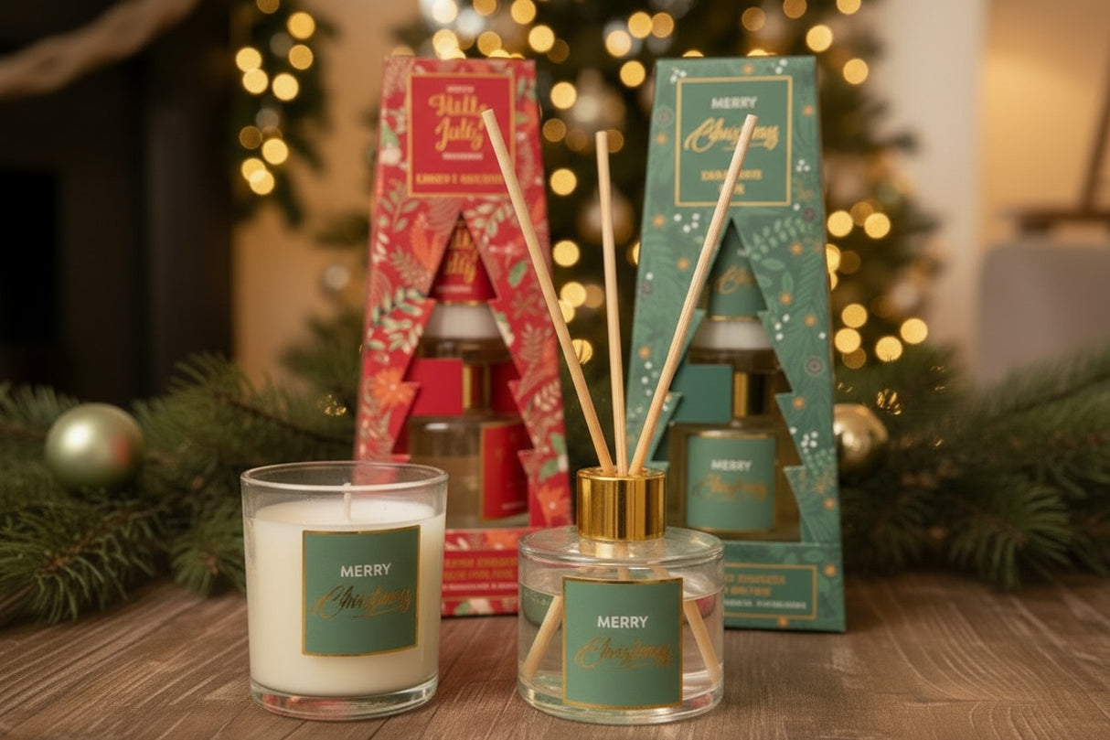 Fragranced diffuser & candle set