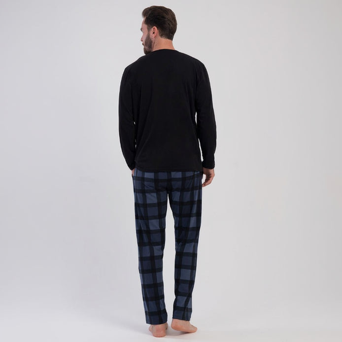 Black Men Cotton PJ