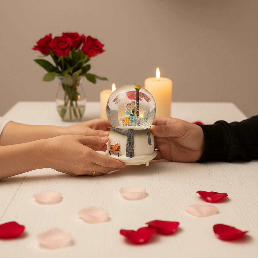 Love Snow Globe 15cm