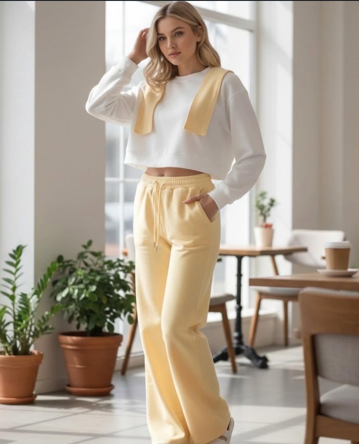 Butter Yellow Jogging Set