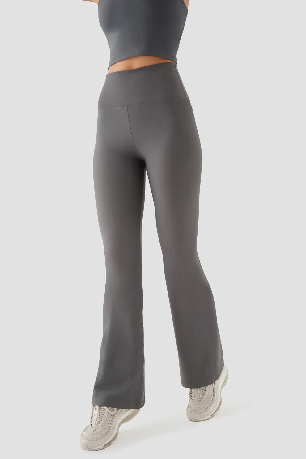 Grey Flare Leggings