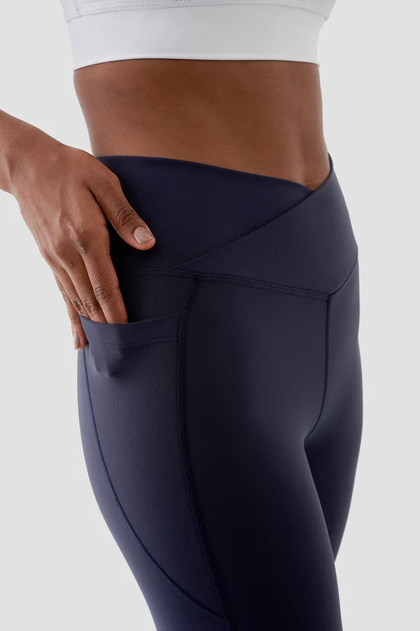 Navy Blue X Leggings
