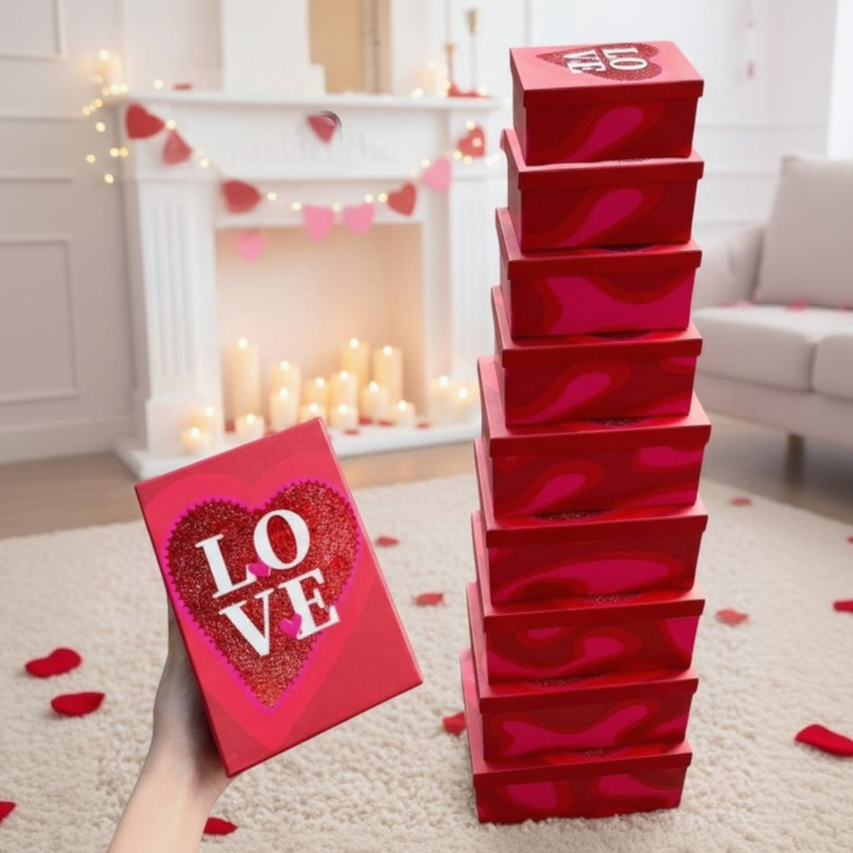Love Valentines Box Set 10pcs
