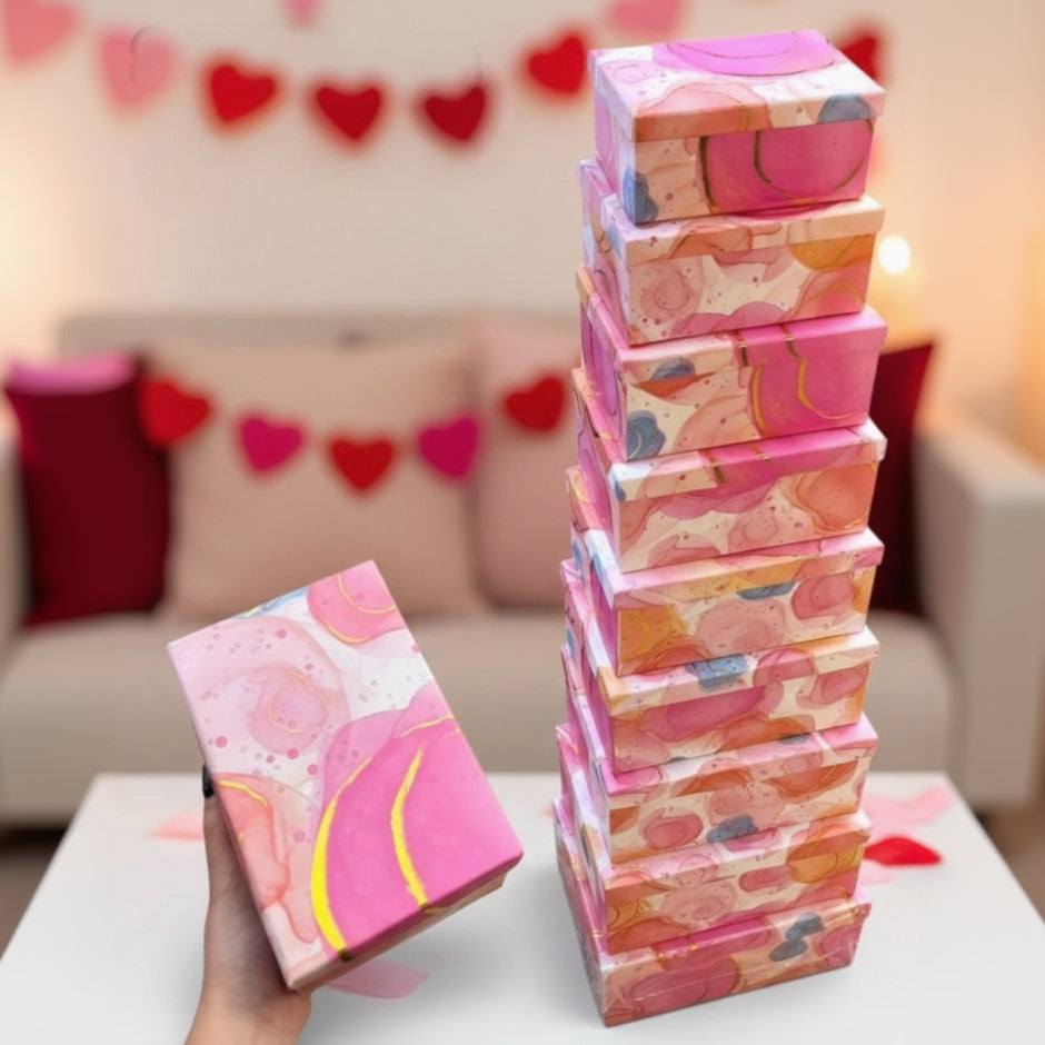 Rose Valentines Box Set 10pcs