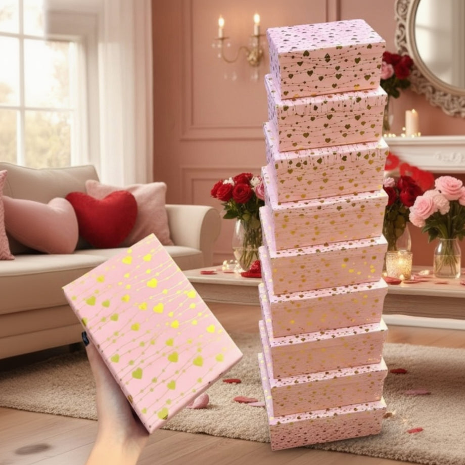 Pink Valentines Box Set 10pcs