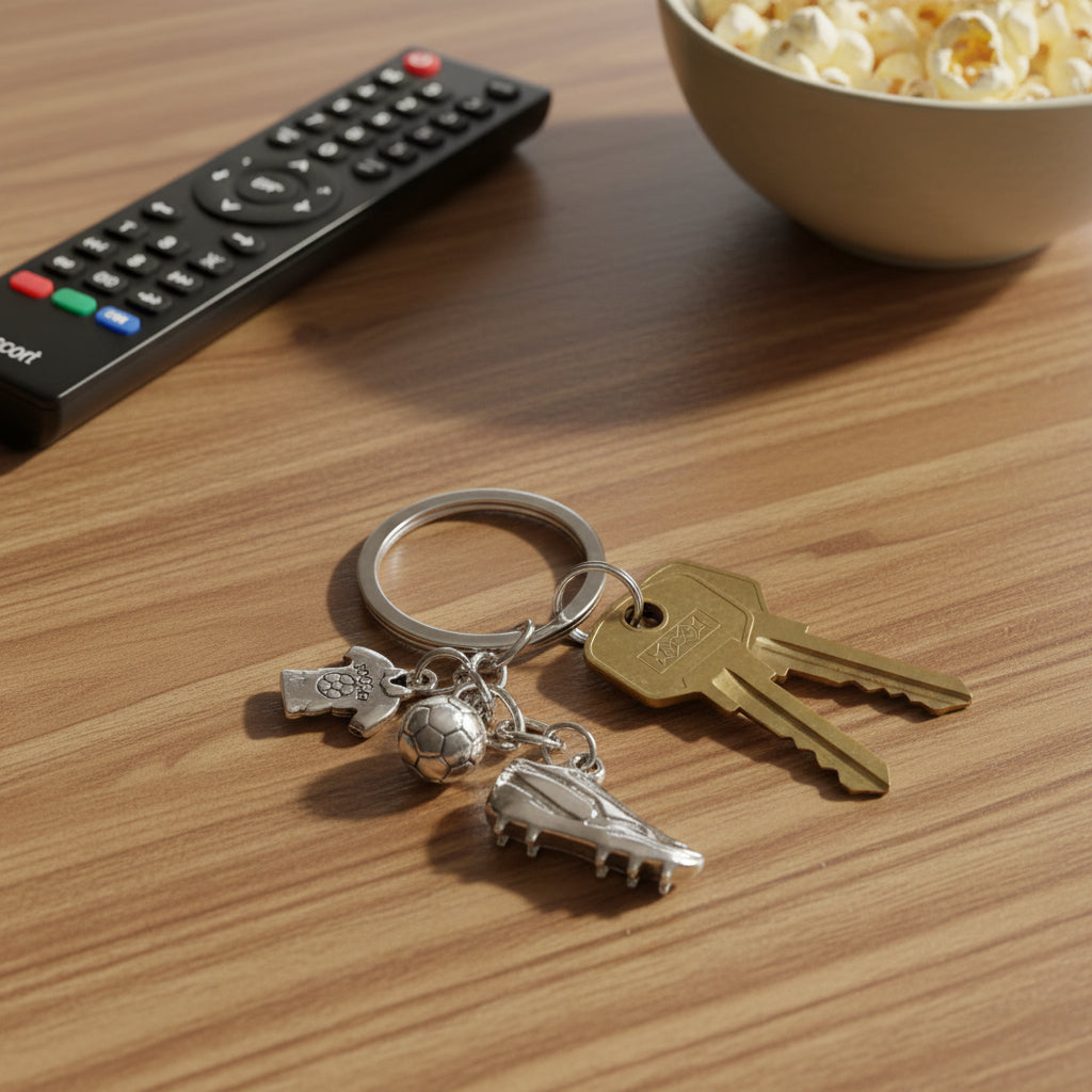 3D Soccer Keychain