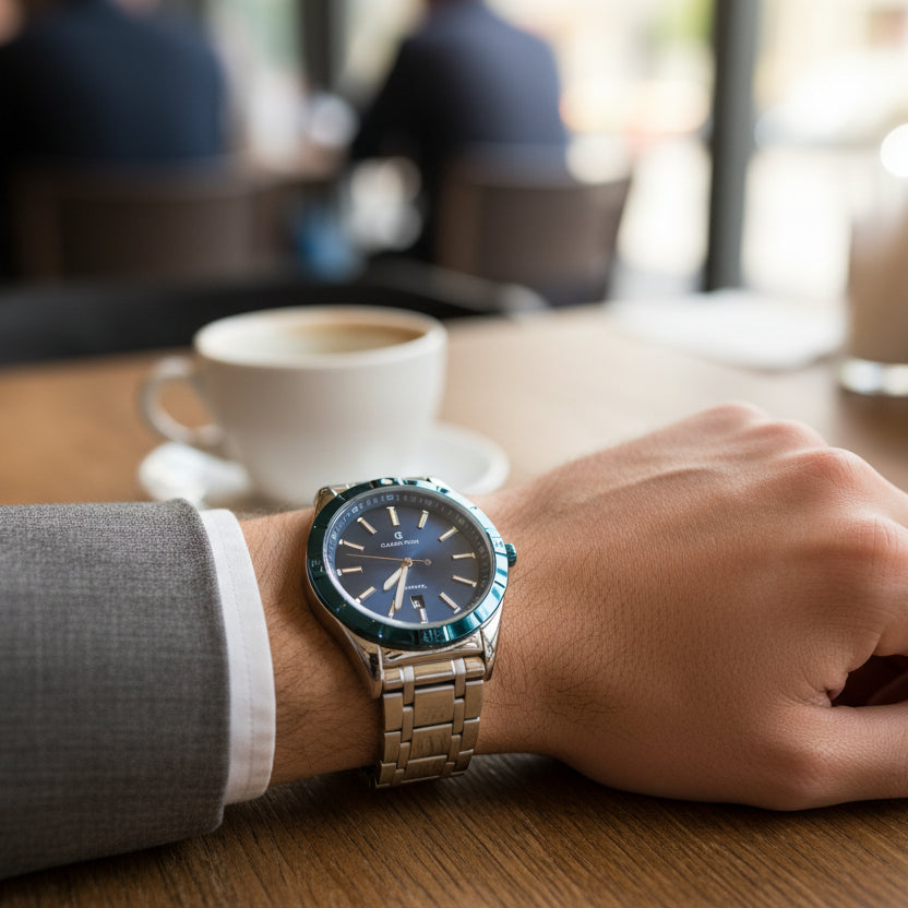 Sporty Blue Dial