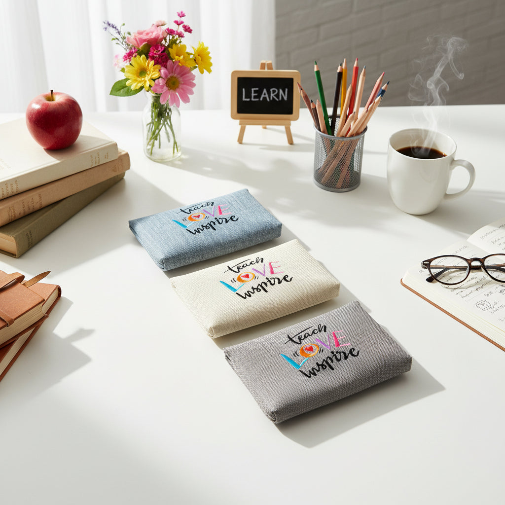 Teach love inspire pouch