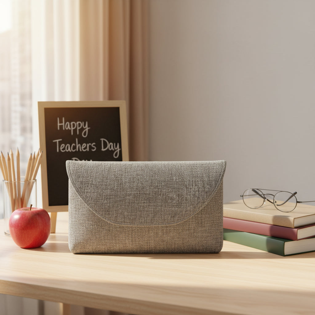 Teaching is a work of heart pouch