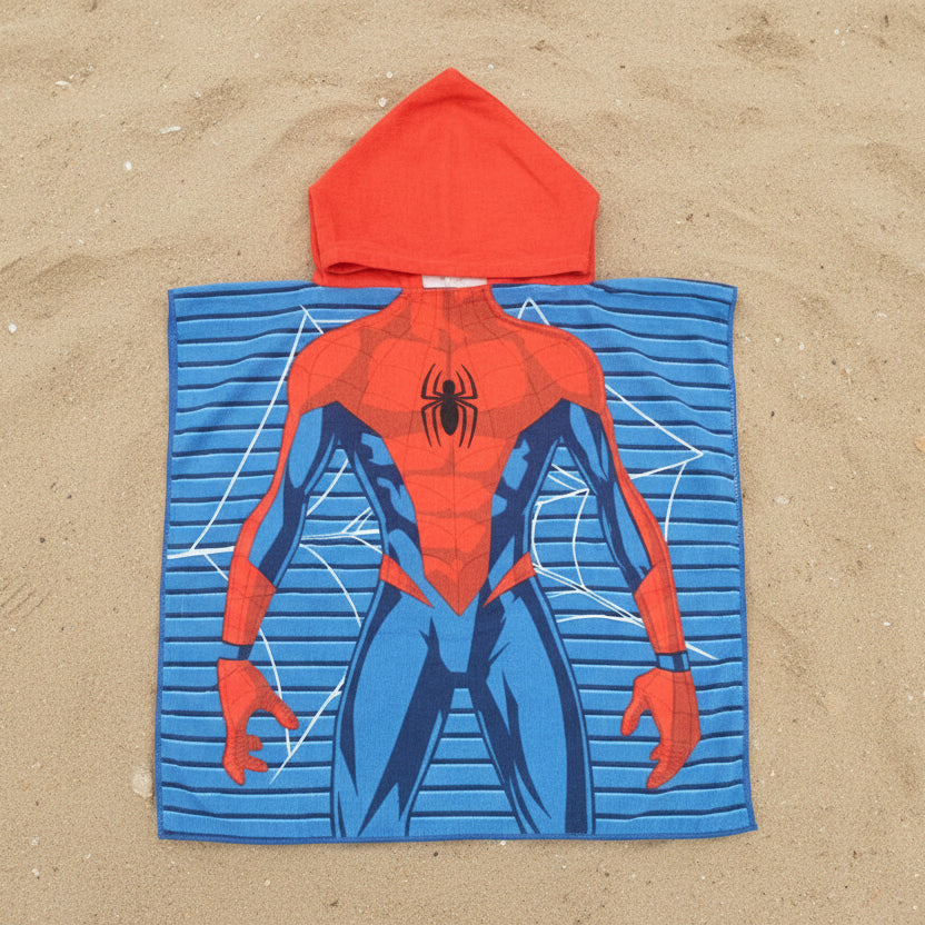 Blue Spiderman Poncho