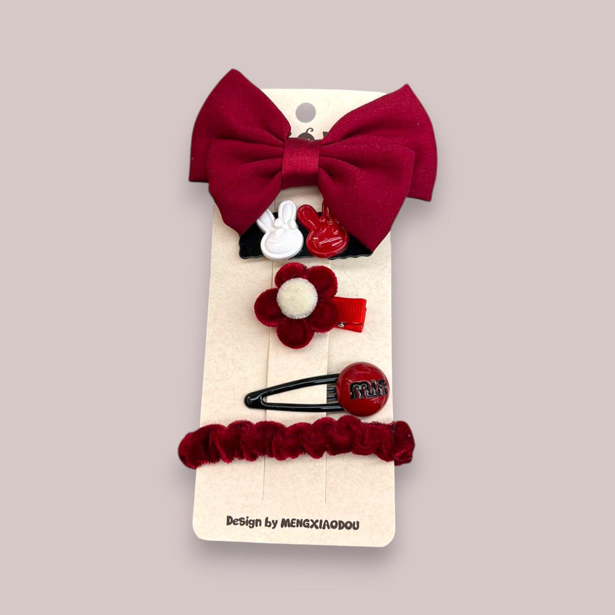 Red Bow Set