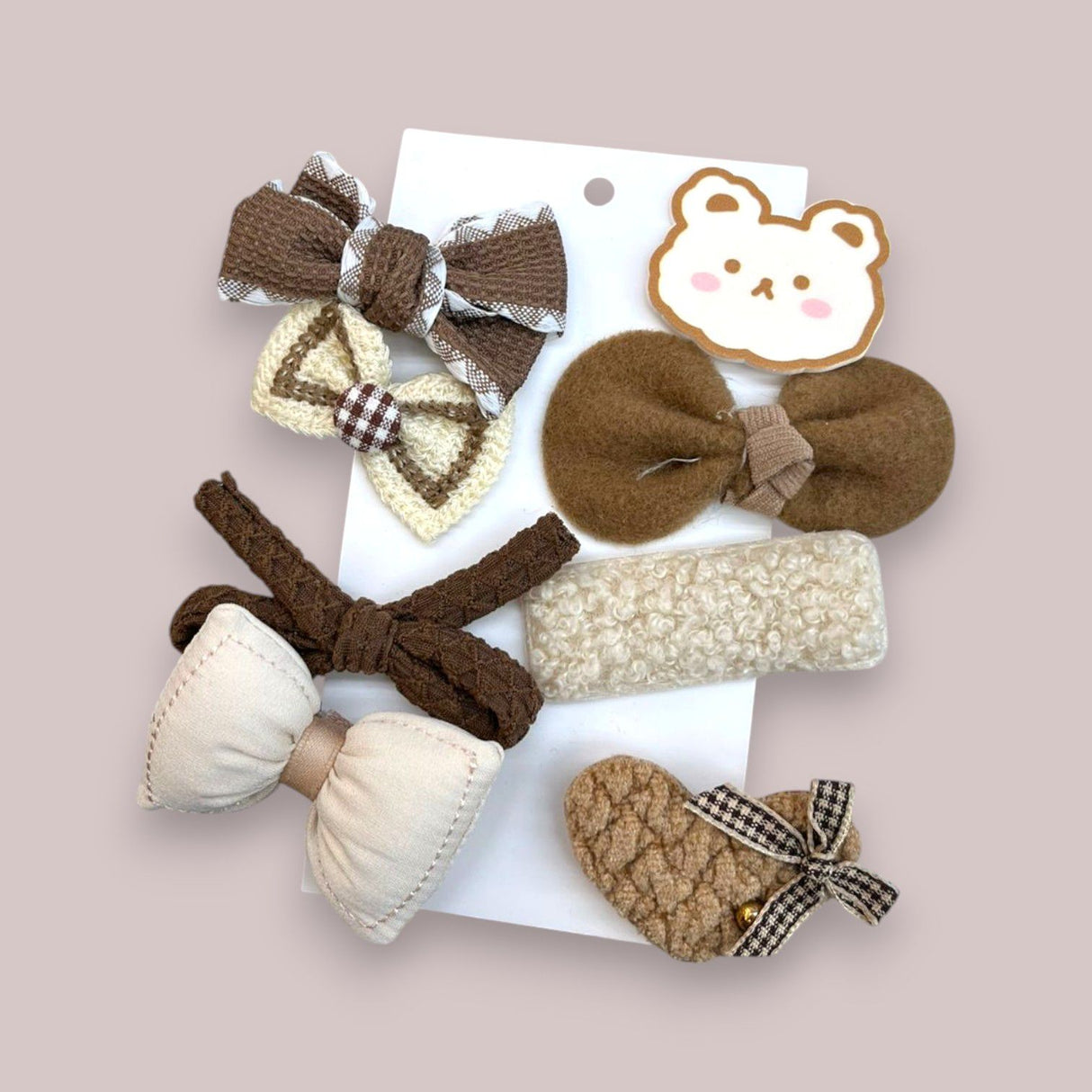 Brown Hairpin Set