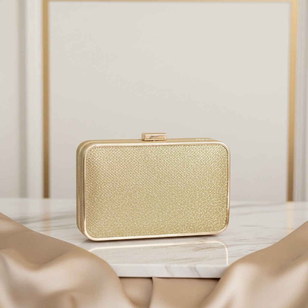 Gold Sparkly Evening Bag