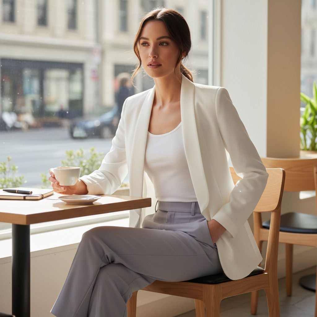 White Blazer