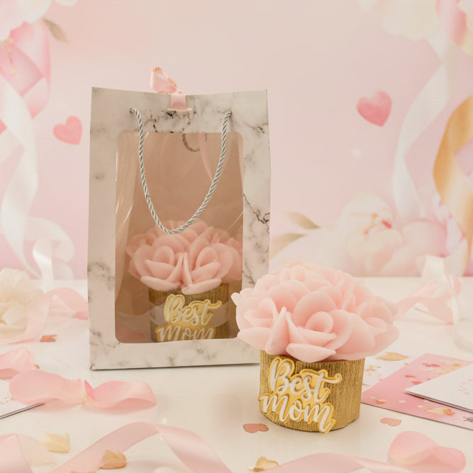 Pink Best Mom Candle