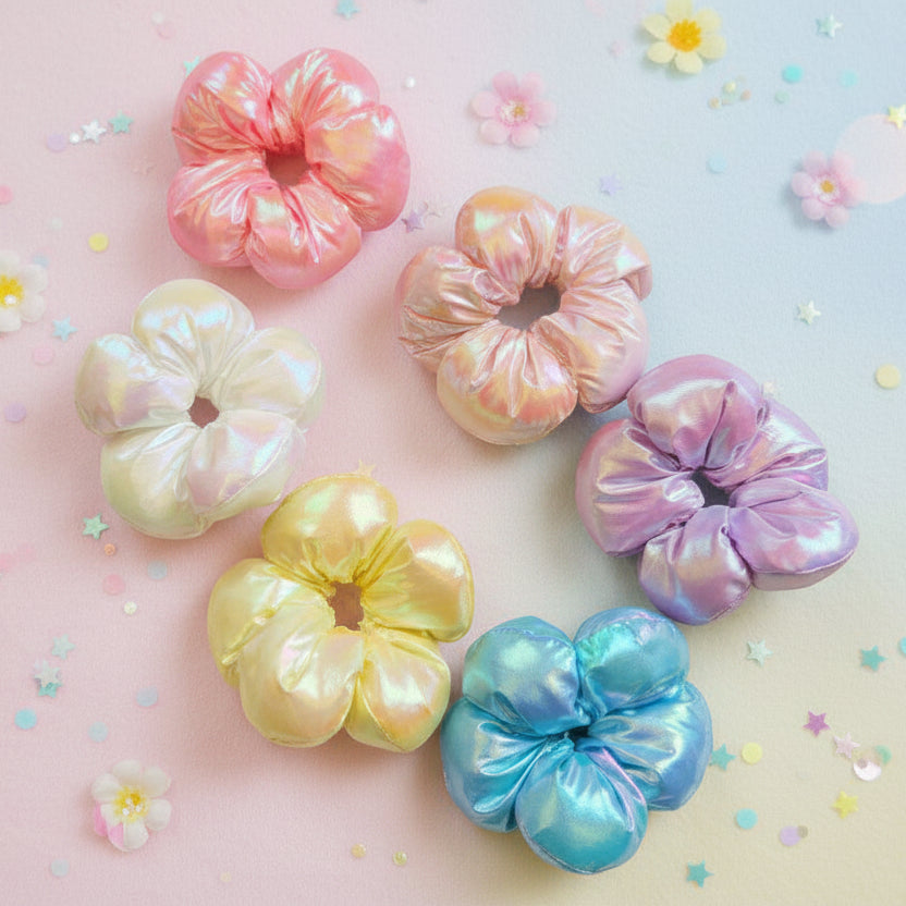 Glossy Scrunchies
