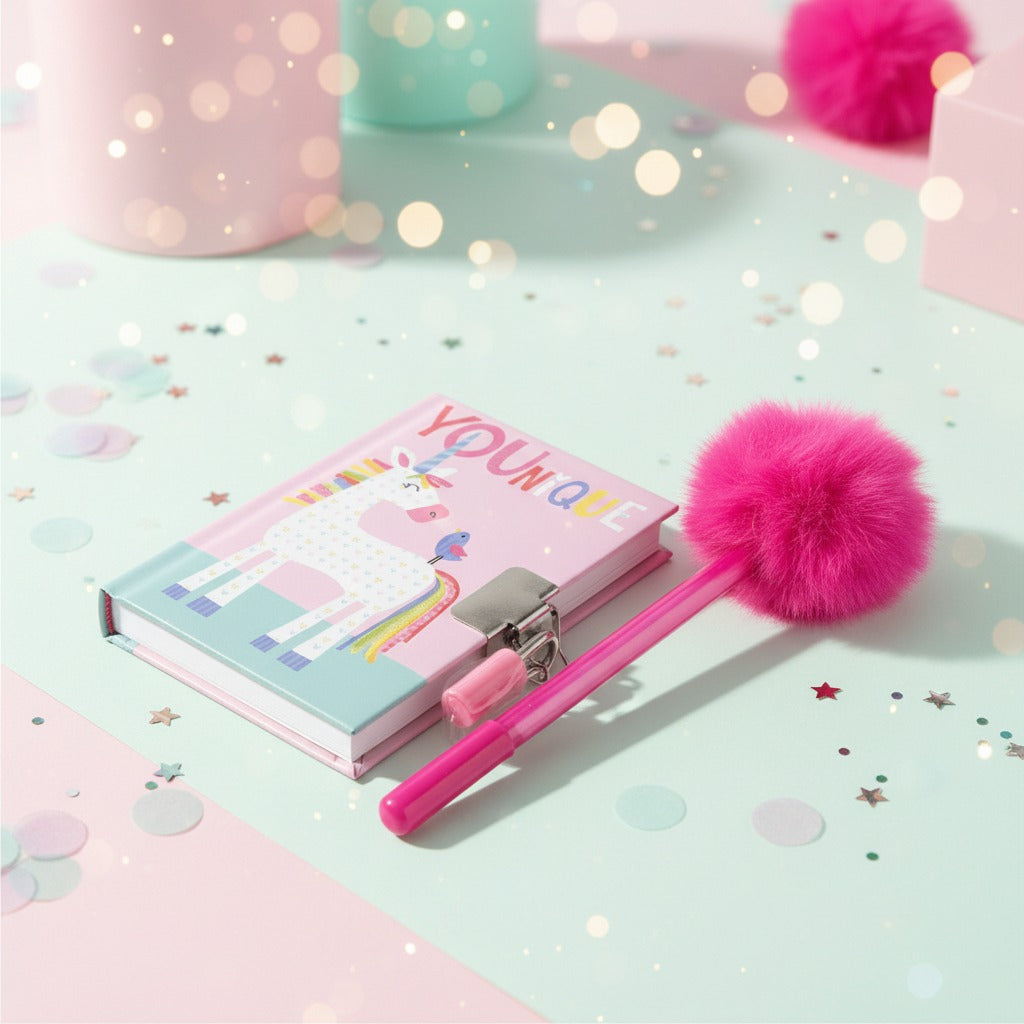 Pink Unicorn Diary & Pen Set (Copy)