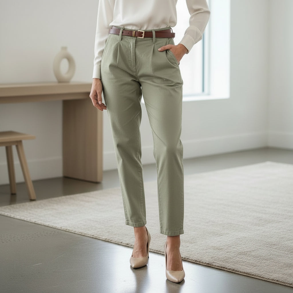 Olive Casual Trousers