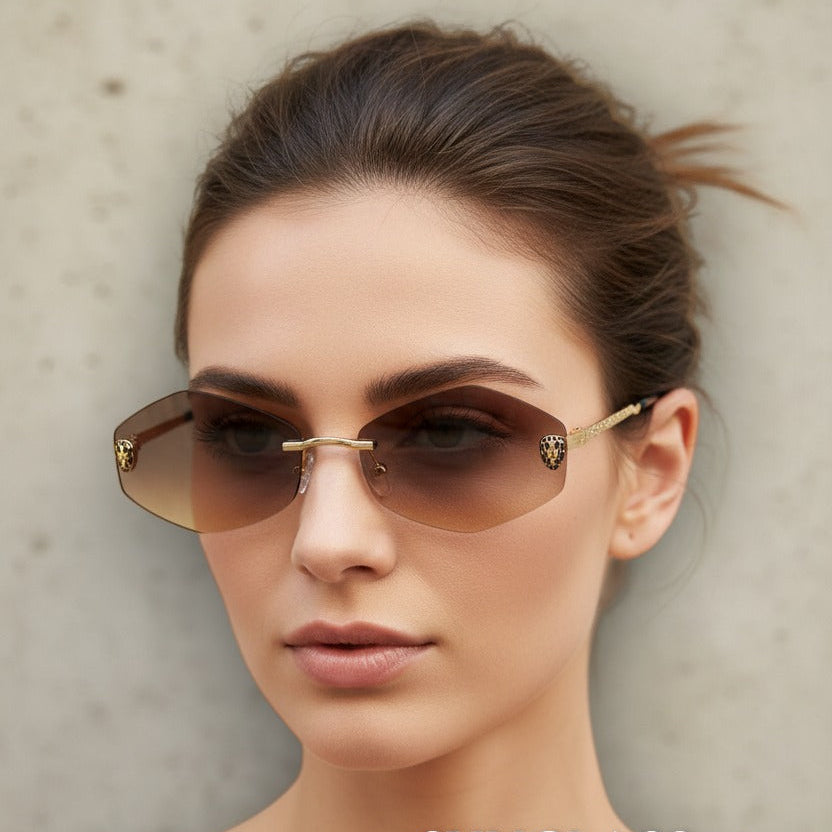 Luxe Rimless Sunglasses