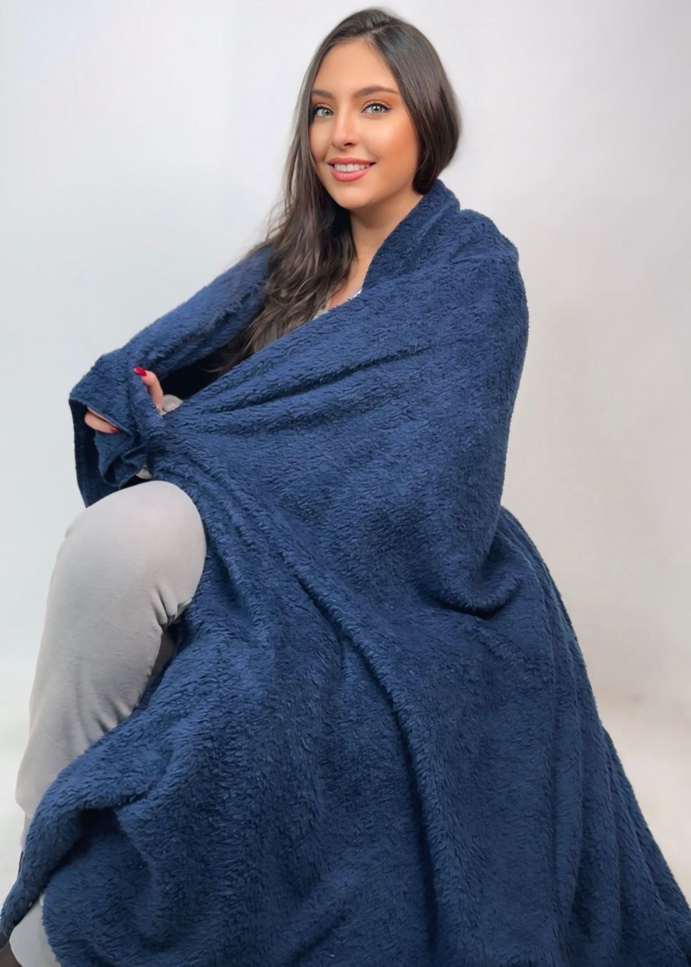 Navy-Blue Cozy Blankets