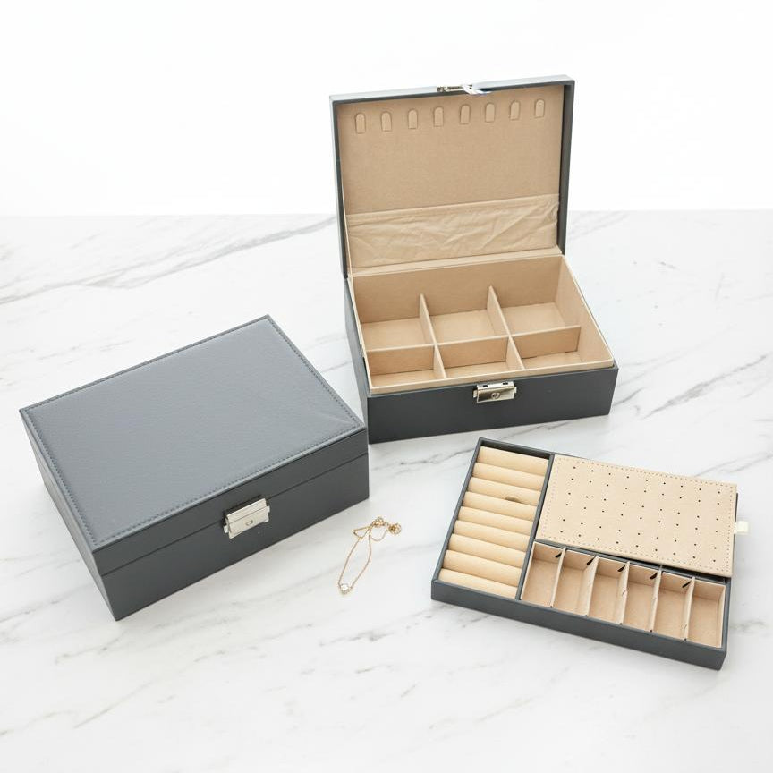 Grey Jewelry box