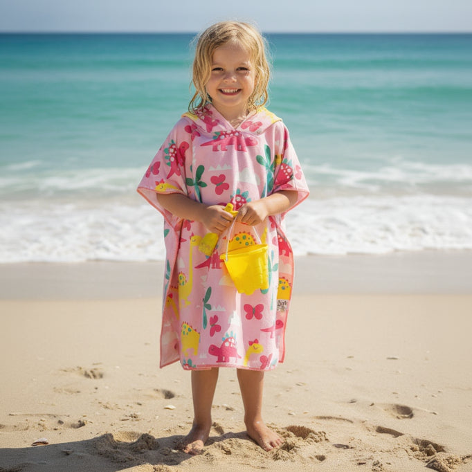 Pink Beach Poncho