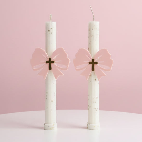 Bow Cross Candle