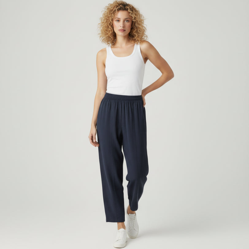 Navy Relaxed Pants