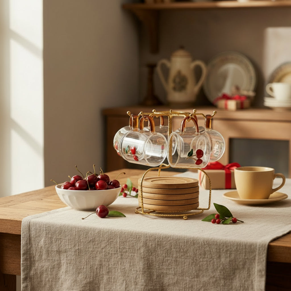 Cherry Cup Set