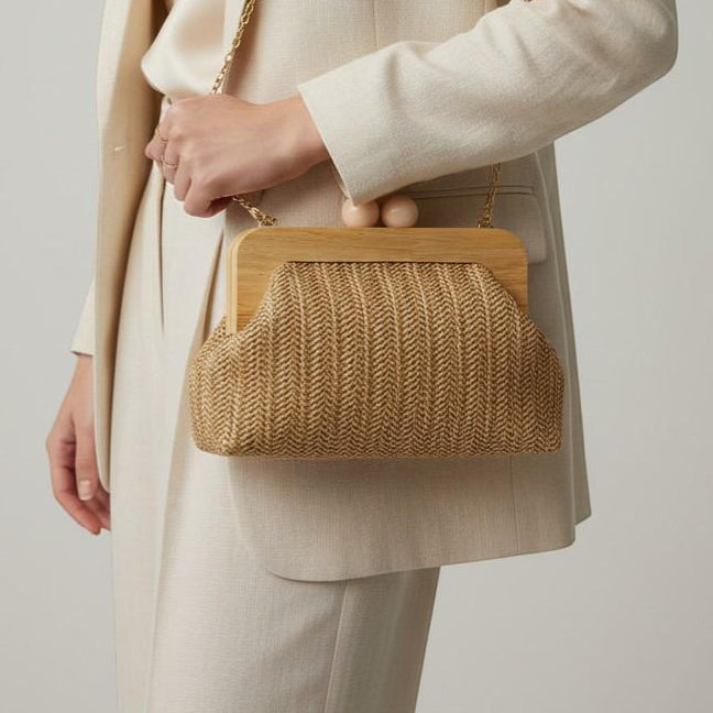 Woven Clutch Bag