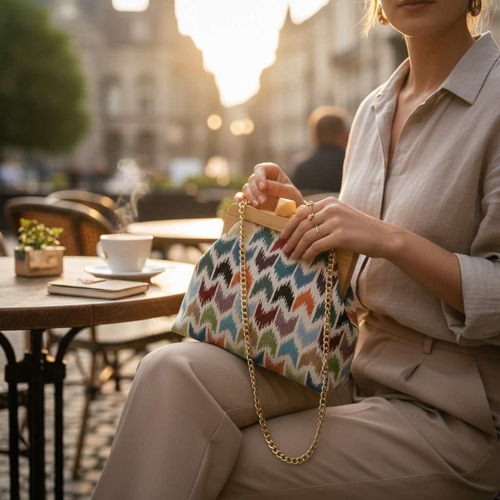 Colorful Zigzag Handmade Bag