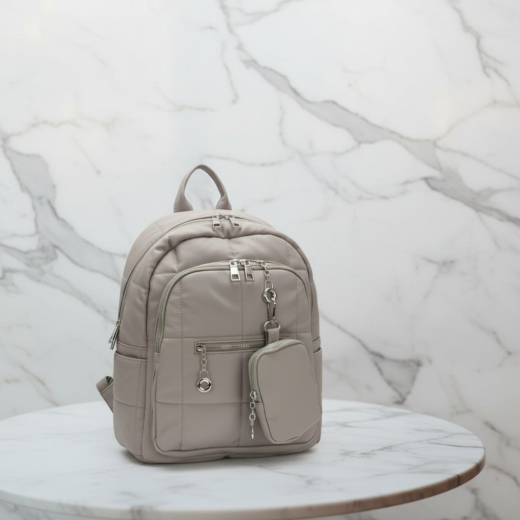 Grey Carry Bagpack