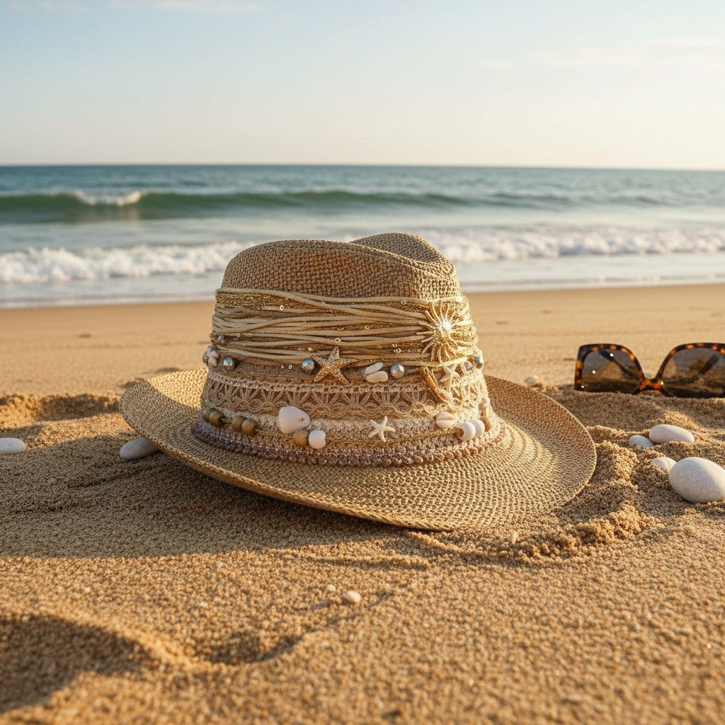 Seashell Straw Hat