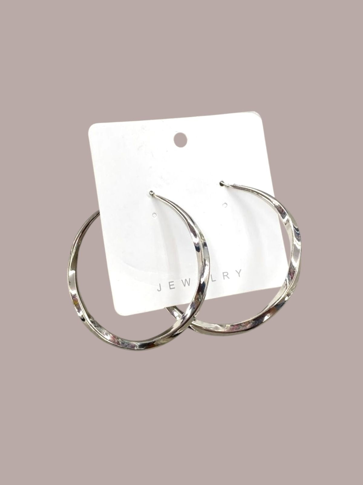 Silver hoop Earrings