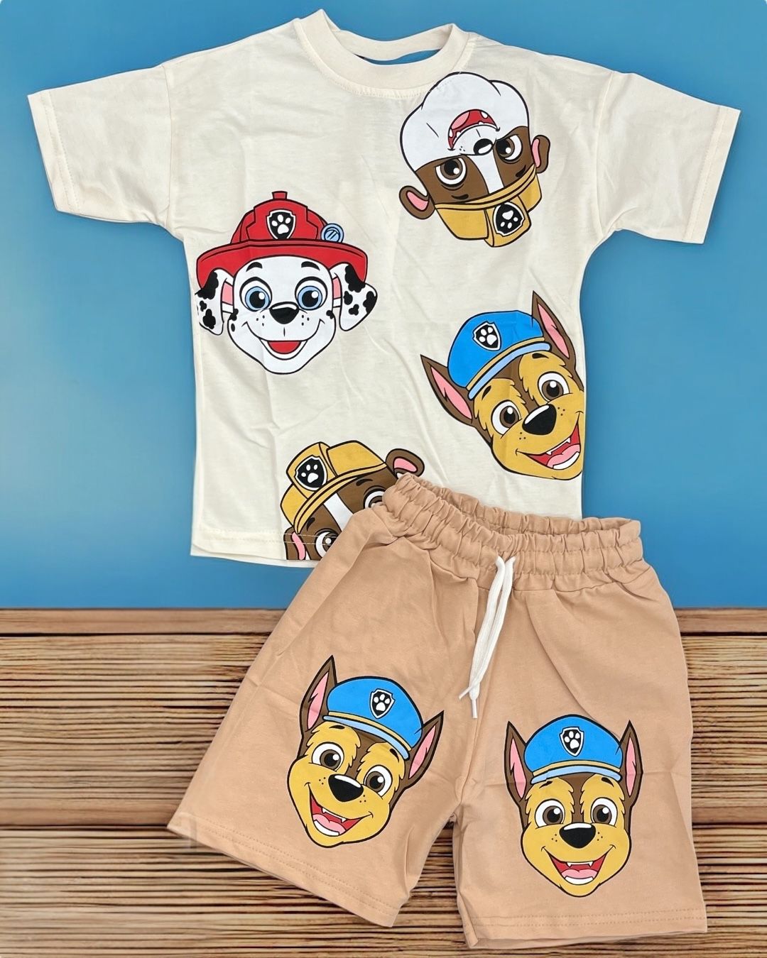 Beige paw patrol set