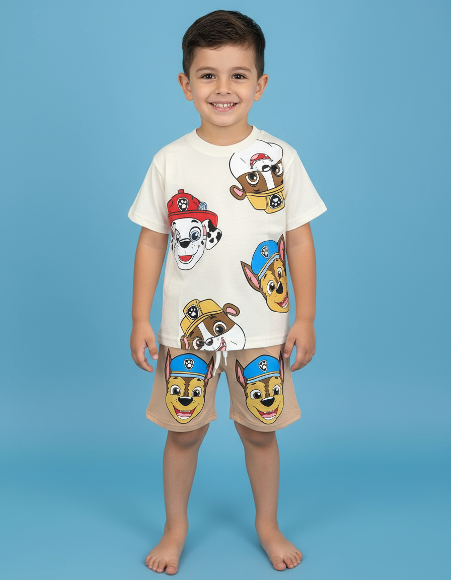 Beige paw patrol set