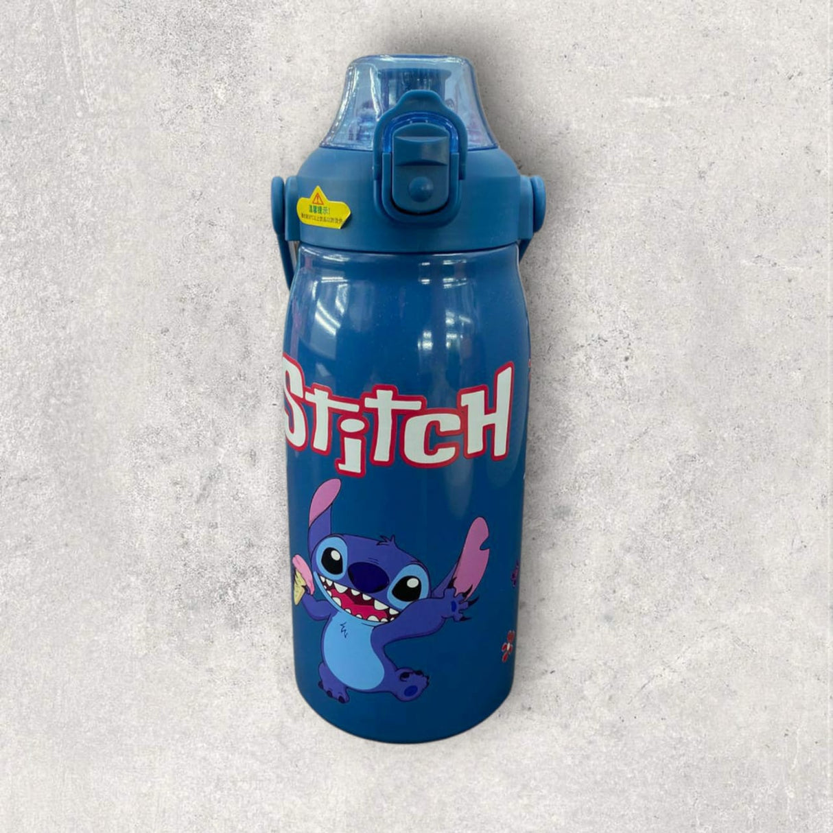 Dark-Blue Stitch Stainless Steel Water Bottle