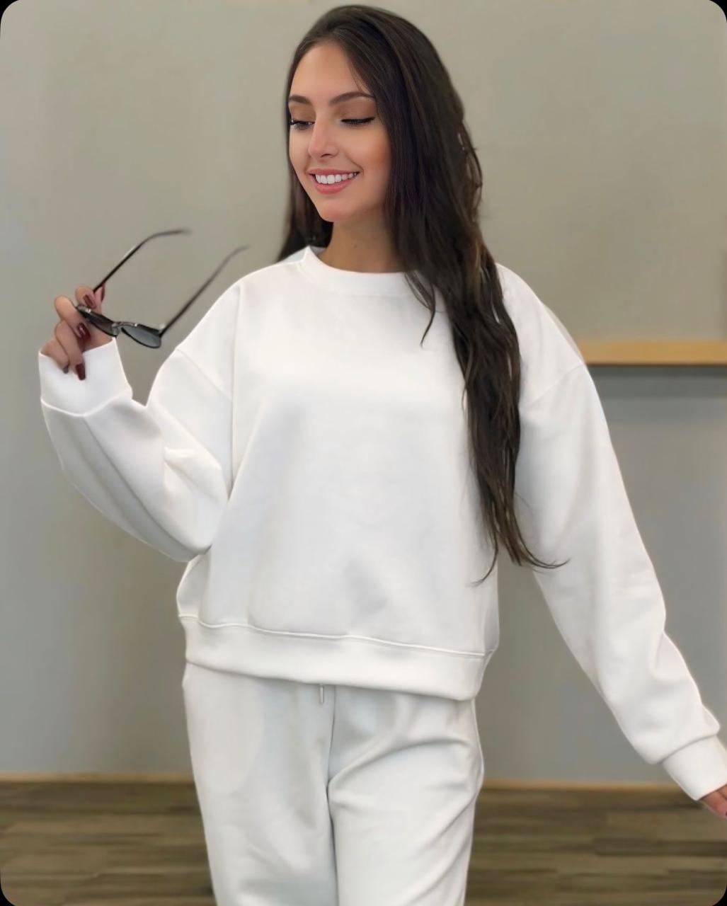 White Comfy Jogging Set