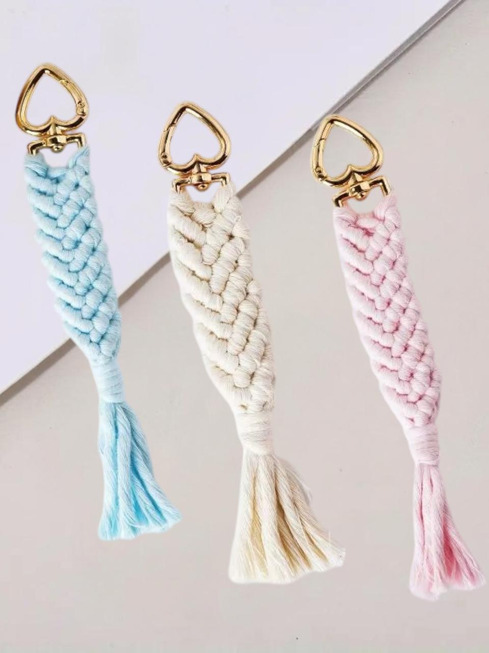 Handmade Heart Keychain