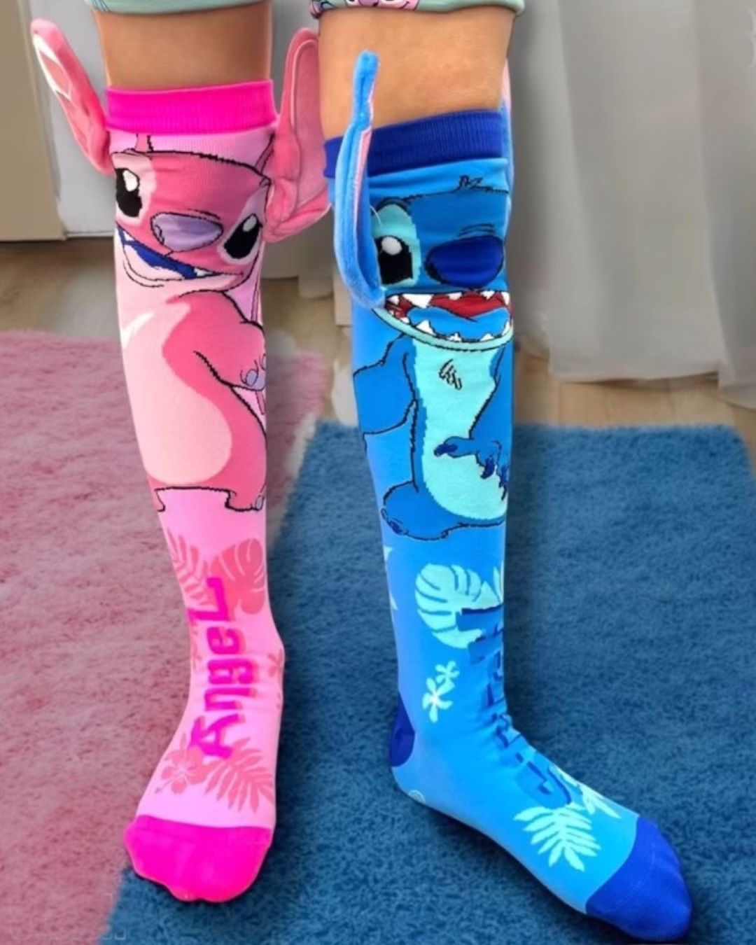 Stich Colorful Long Socks