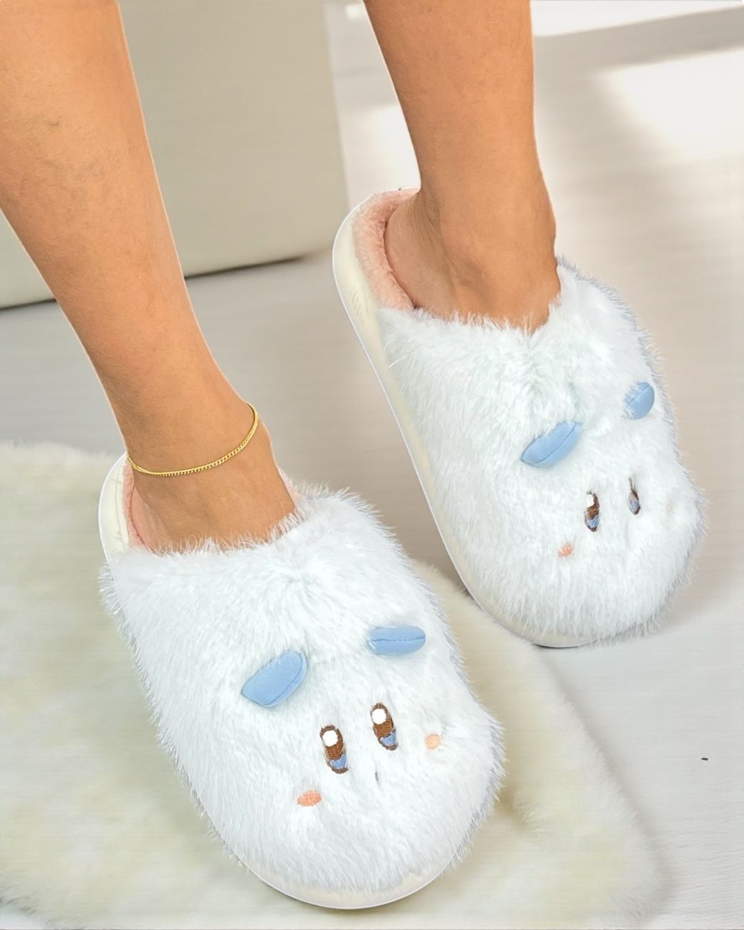 Baby Blue Cute slippers