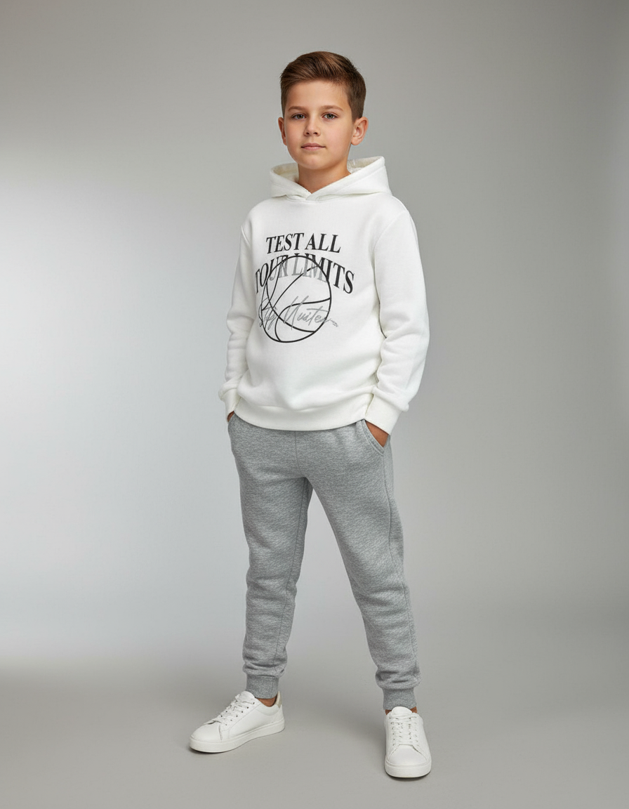 White Test All Tour Limits Jogging Set