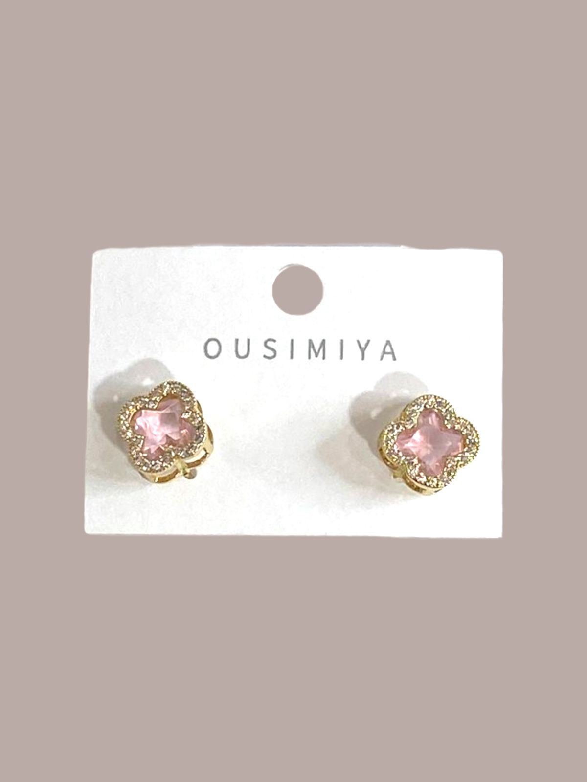 Four leaf clover earring