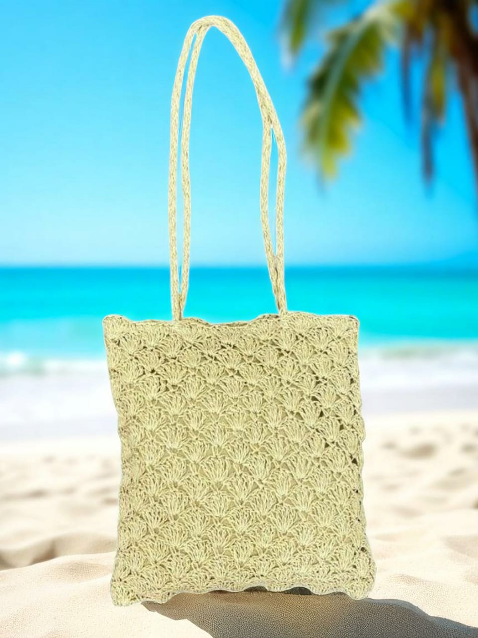 Straw Beach Bag