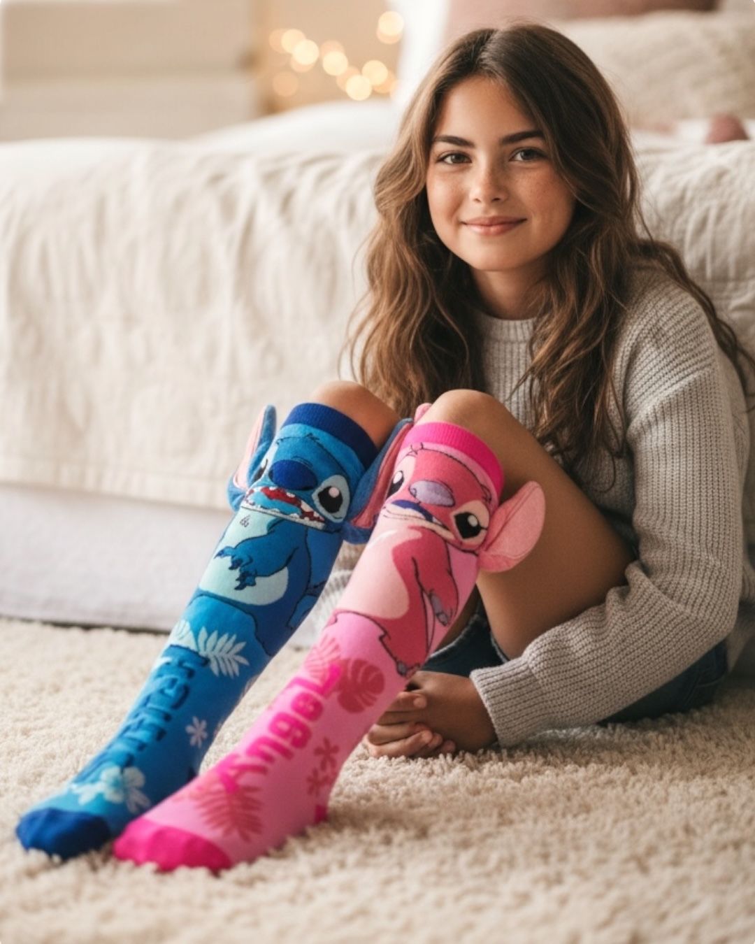 Stich Colorful Long Socks