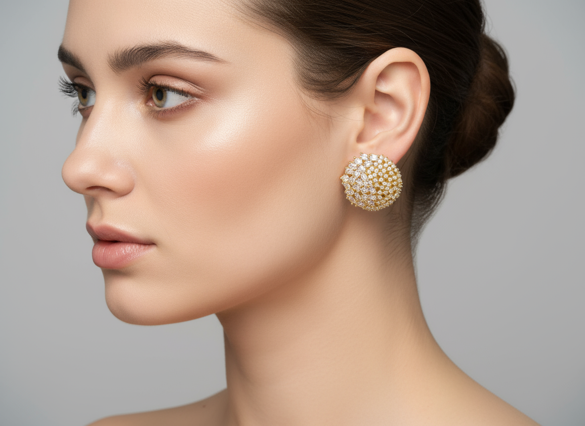 Big circle earring