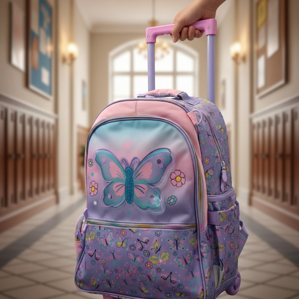 Butterfly Trolley Backpack