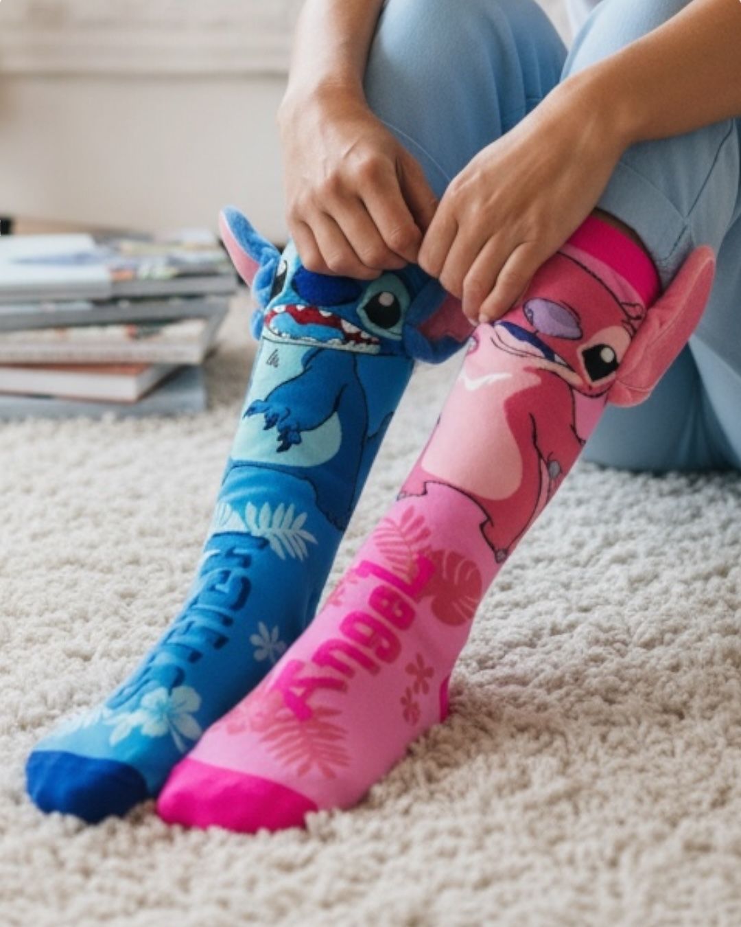 Stich Colorful Long Socks